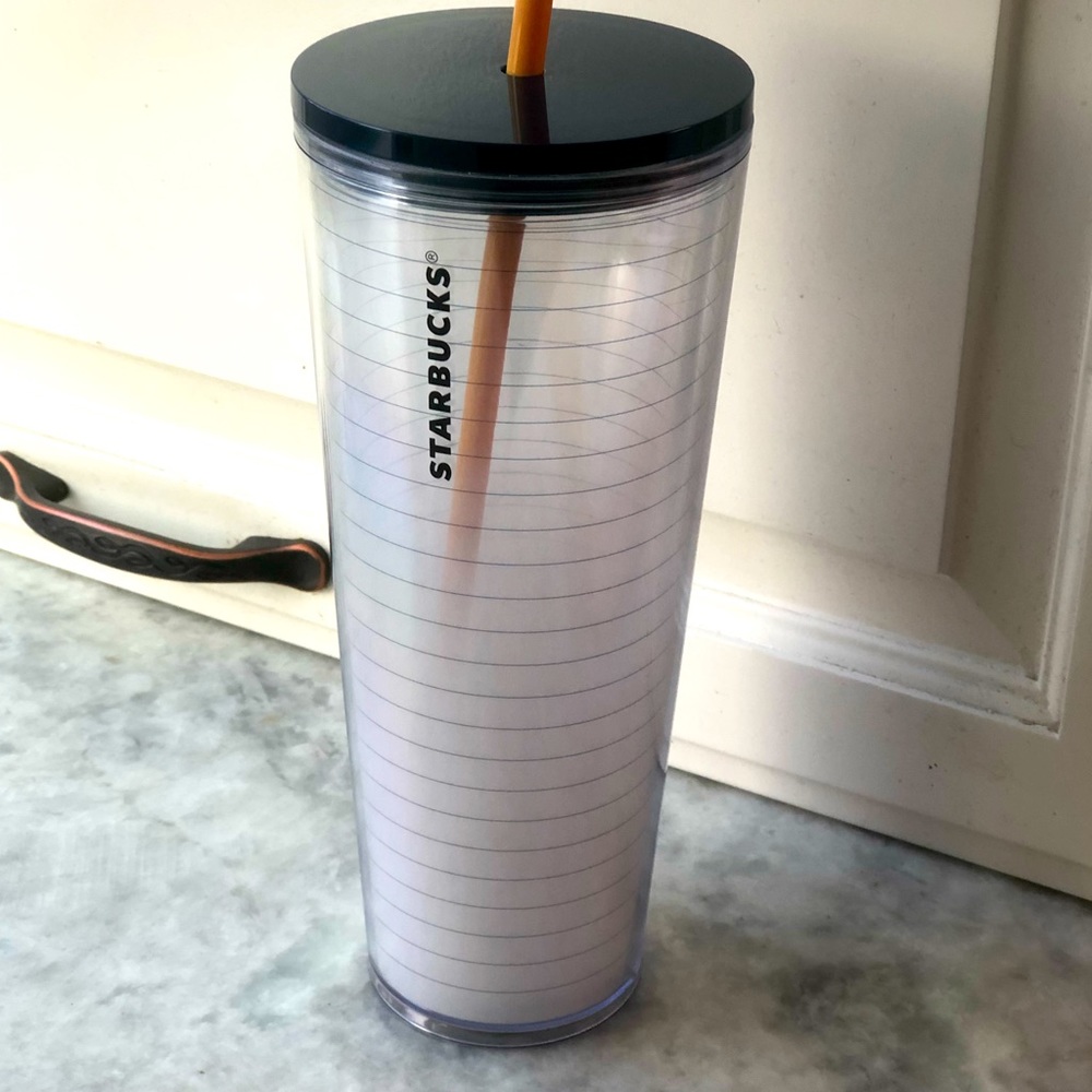 Starbucks Tumbler Teacher Pencil Venti RARE